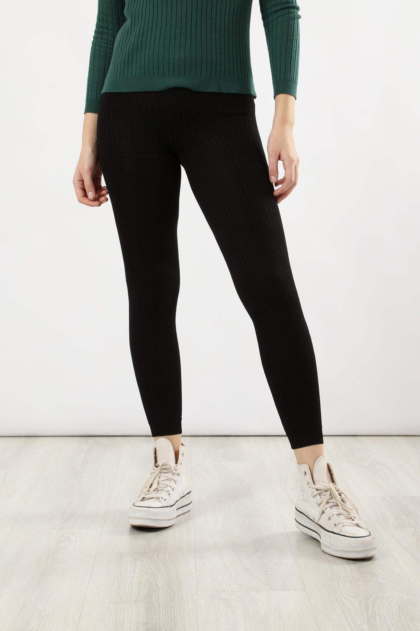 Ribbed High Rise Leggings - Carina - ÙƒØ§Ø±ÙŠÙ†Ø§