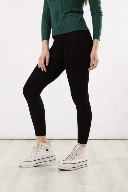 Ribbed High Rise Leggings - Carina - ÙƒØ§Ø±ÙŠÙ†Ø§