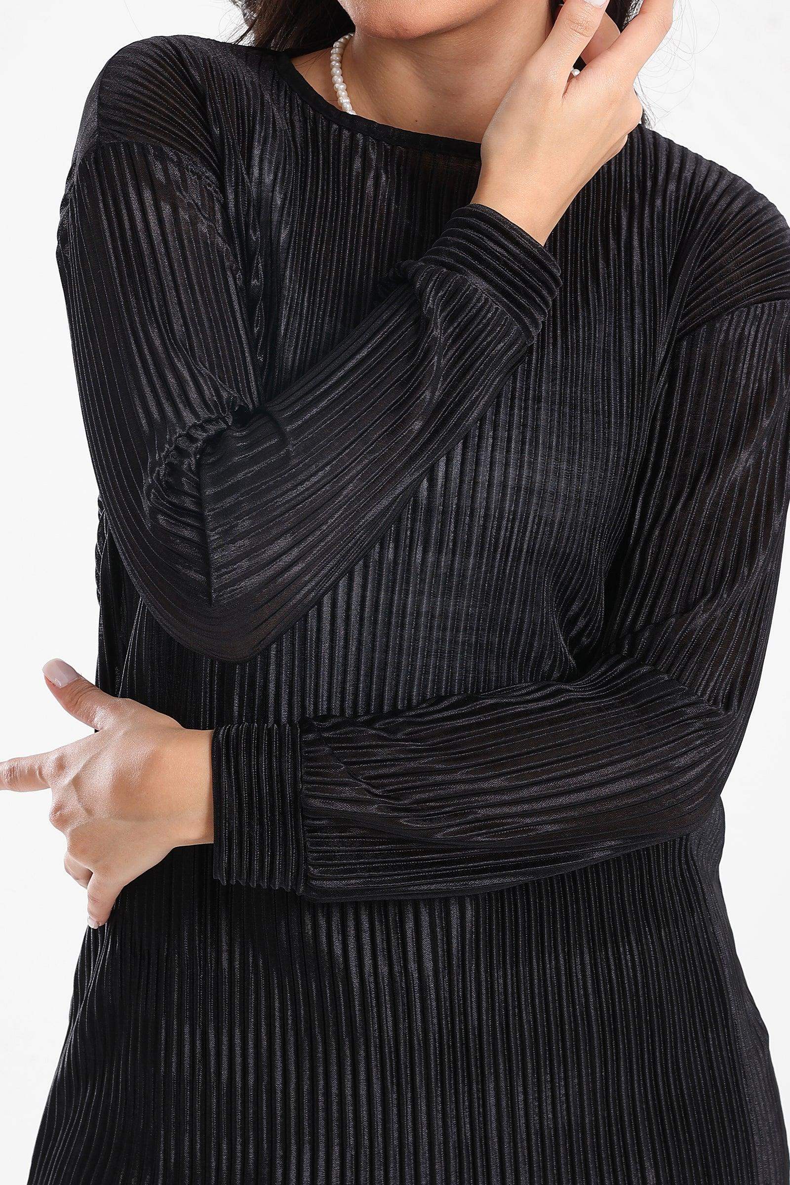 Ribbed Voile Blouse - Carina - ÙƒØ§Ø±ÙŠÙ†Ø§