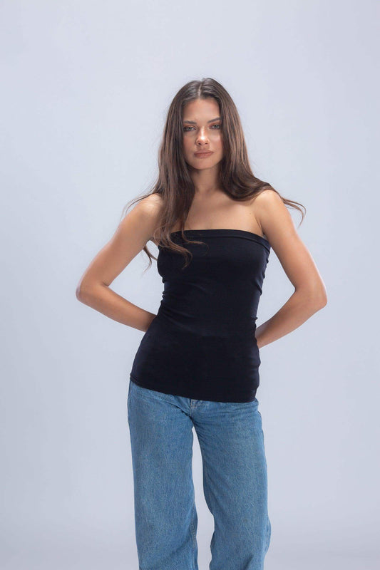 Seamless Strapless Tank Top - Carina - ÙƒØ§Ø±ÙŠÙ†Ø§