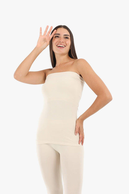 Seamless Strapless Tank Top - Carina - ÙƒØ§Ø±ÙŠÙ†Ø§