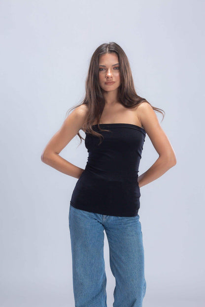 Seamless Strapless Tank Top - Carina - ÙƒØ§Ø±ÙŠÙ†Ø§