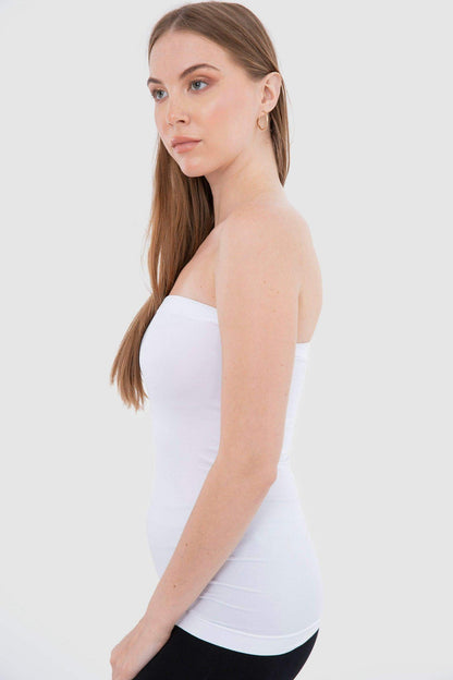 Seamless Strapless Tank Top - Carina - ÙƒØ§Ø±ÙŠÙ†Ø§