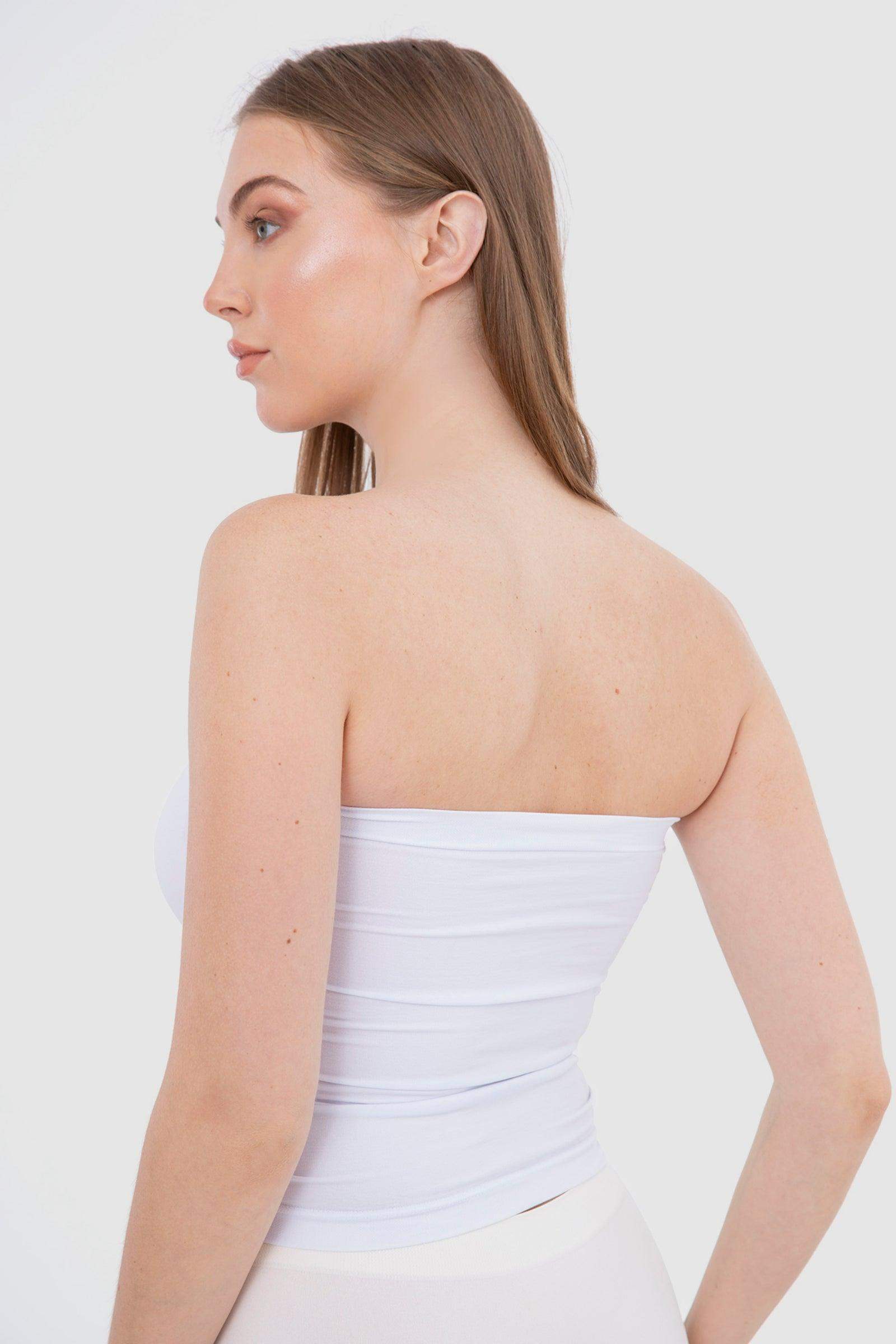 Seamless Strapless Tube Top - Carina - ÙƒØ§Ø±ÙŠÙ†Ø§