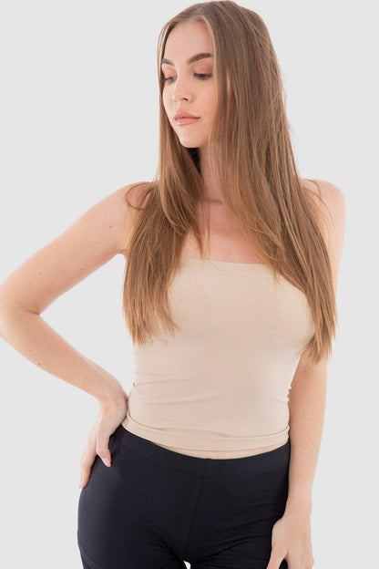 Seamless Strapless Tube Top - Carina - ÙƒØ§Ø±ÙŠÙ†Ø§