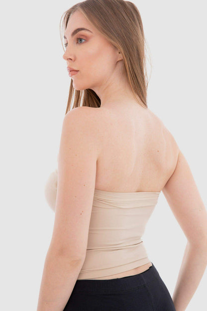 Seamless Strapless Tube Top - Carina - ÙƒØ§Ø±ÙŠÙ†Ø§