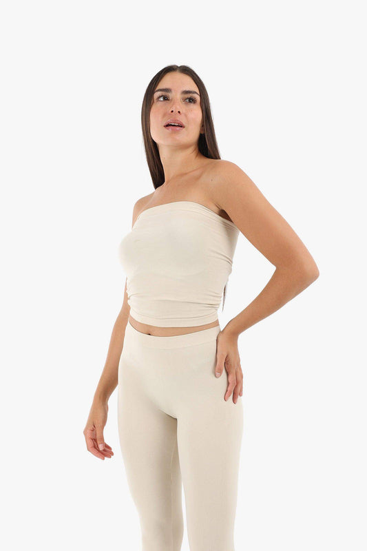 Seamless Strapless Tube Top - Carina - ÙƒØ§Ø±ÙŠÙ†Ø§