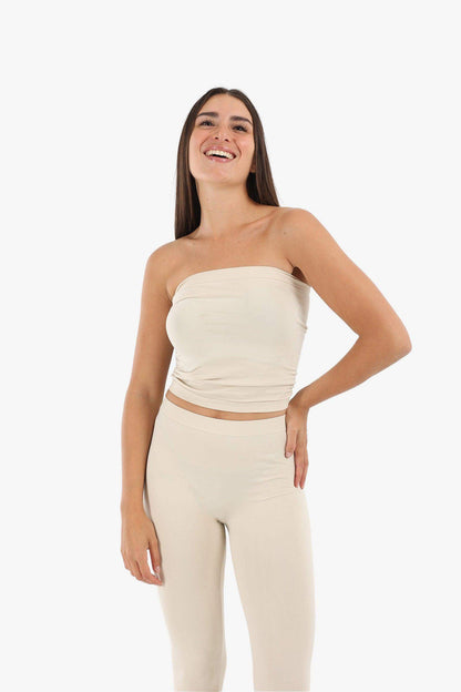 Seamless Strapless Tube Top - Carina - ÙƒØ§Ø±ÙŠÙ†Ø§