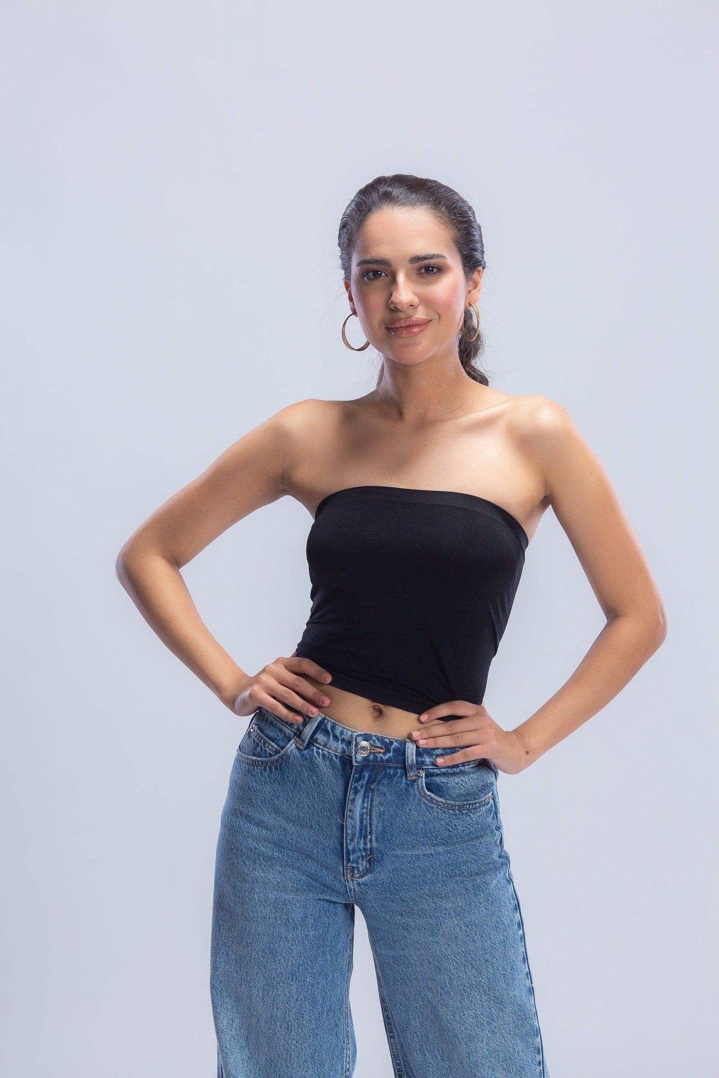 Seamless Strapless Tube Top - Carina - ÙƒØ§Ø±ÙŠÙ†Ø§