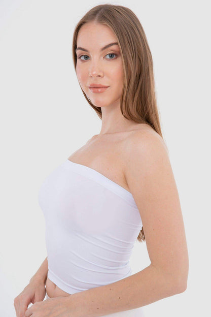 Seamless Strapless Tube Top - Carina - ÙƒØ§Ø±ÙŠÙ†Ø§