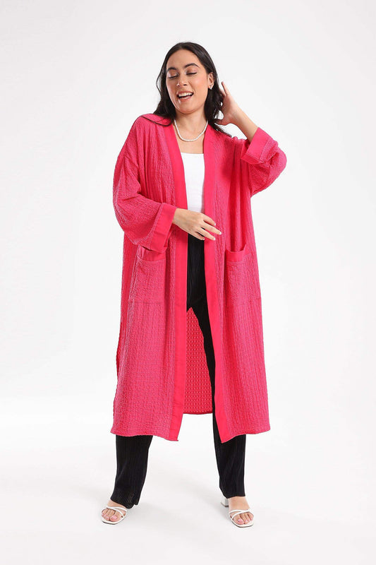 Self Pattern Open Front Kimono - Carina - ÙƒØ§Ø±ÙŠÙ†Ø§