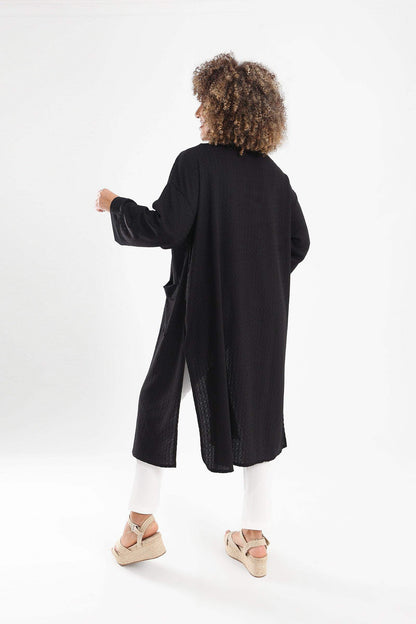 Self Pattern Open Front Kimono - Carina - ÙƒØ§Ø±ÙŠÙ†Ø§