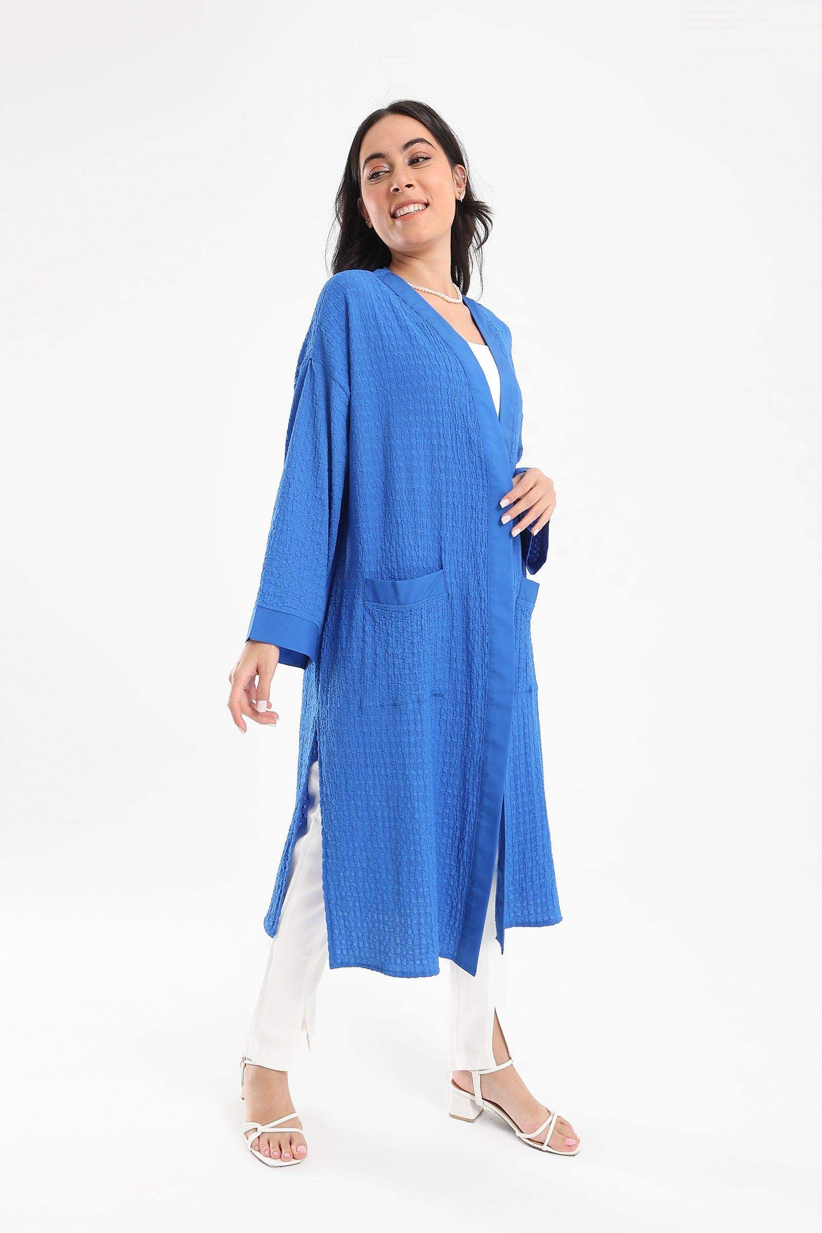 Self Pattern Open Front Kimono - Carina - ÙƒØ§Ø±ÙŠÙ†Ø§