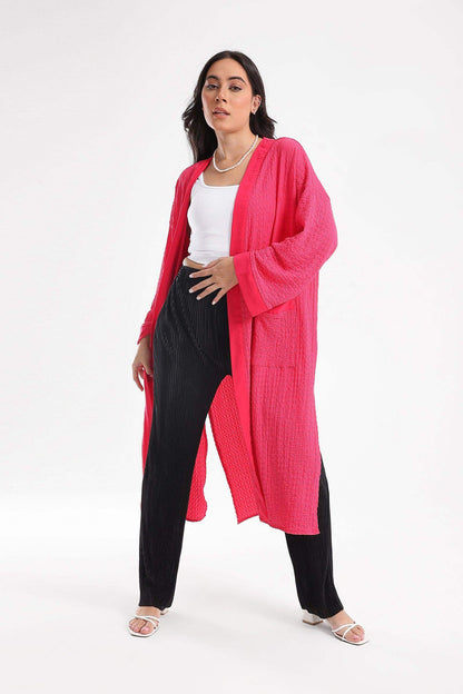 Self Pattern Open Front Kimono - Carina - ÙƒØ§Ø±ÙŠÙ†Ø§