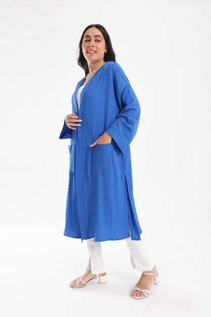 Self Pattern Open Front Kimono - Carina - ÙƒØ§Ø±ÙŠÙ†Ø§