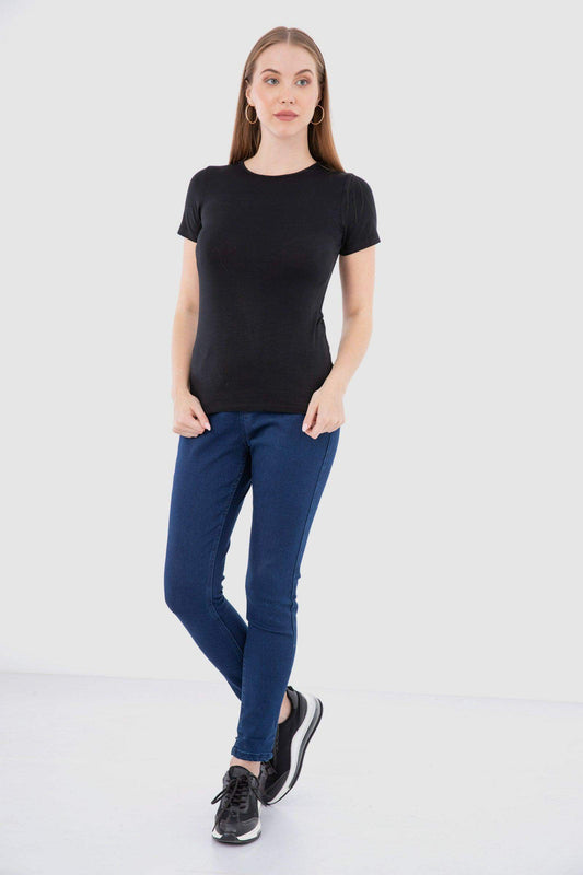 Short Sleeves Viscose Top - Carina - ÙƒØ§Ø±ÙŠÙ†Ø§
