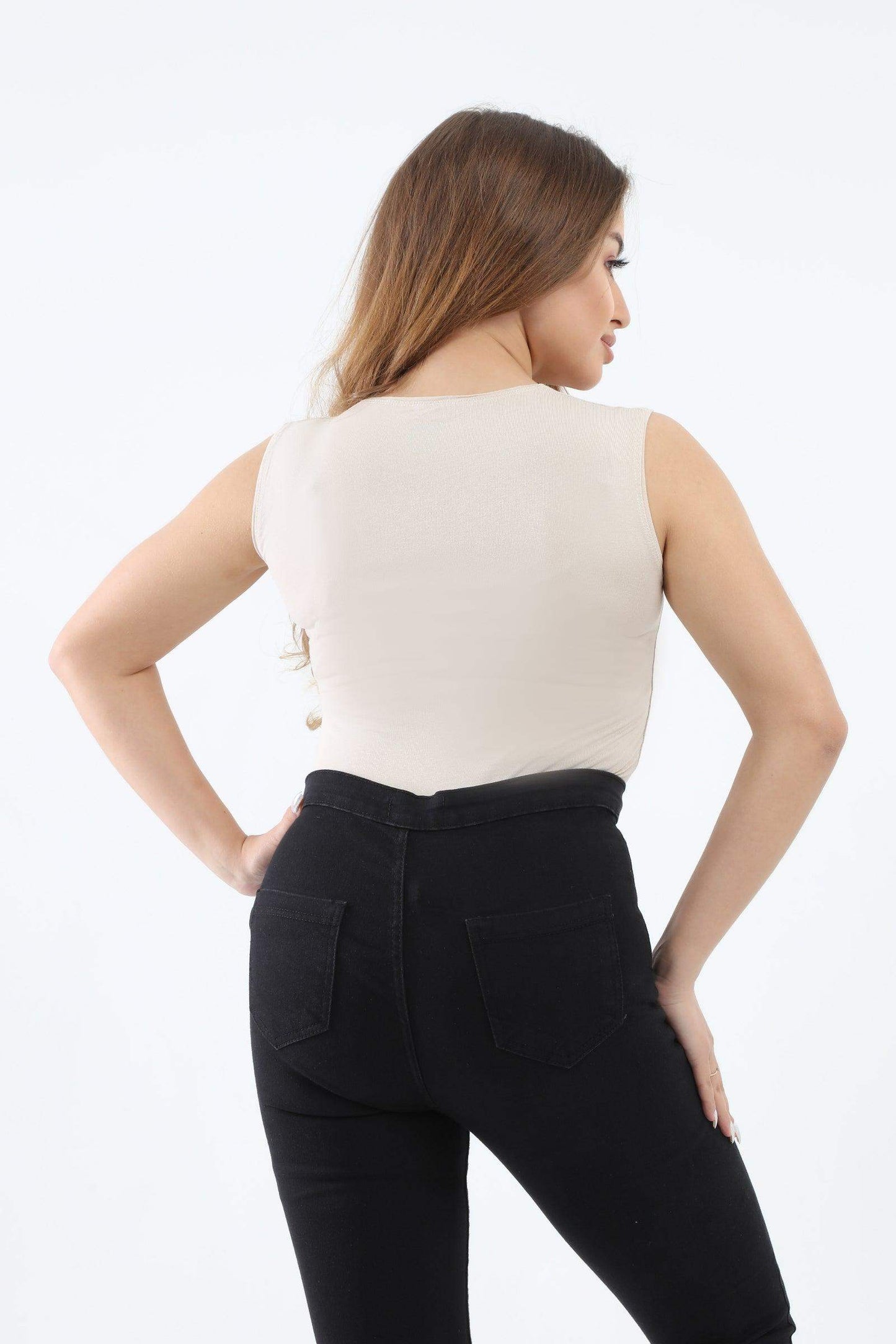 Sleeveless Crew Neck Top - Carina - ÙƒØ§Ø±ÙŠÙ†Ø§