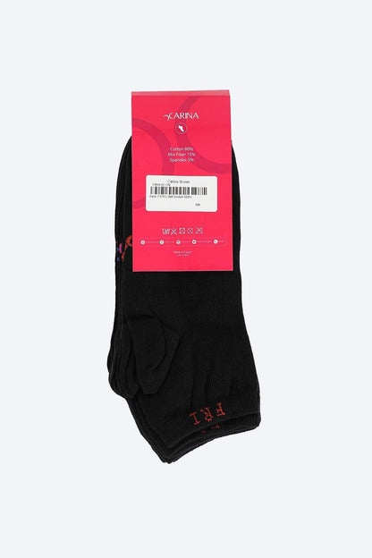 Solid Ankle Length Socks - 7 Pairs - Carina - ÙƒØ§Ø±ÙŠÙ†Ø§