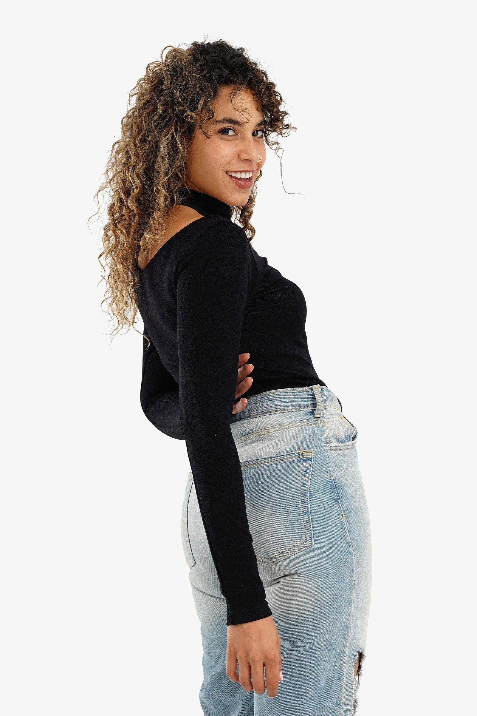 Solid Front Cut Out Top - Carina - ÙƒØ§Ø±ÙŠÙ†Ø§