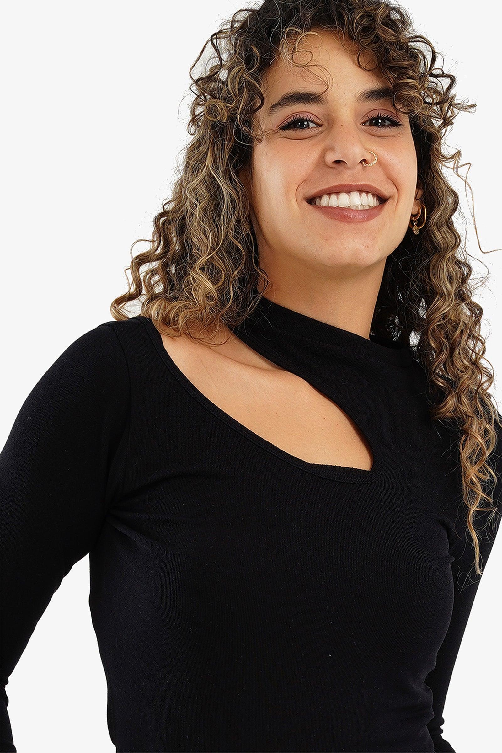 Solid Front Cut Out Top - Carina - ÙƒØ§Ø±ÙŠÙ†Ø§