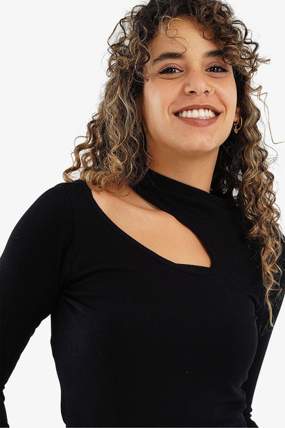 Solid Front Cut Out Top - Carina - ÙƒØ§Ø±ÙŠÙ†Ø§