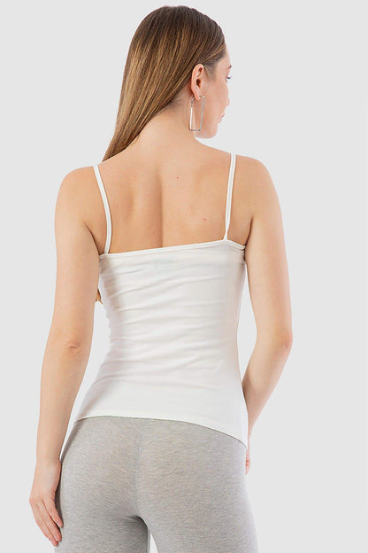 Spaghetti Straps Plain Tank Top - Carina - ÙƒØ§Ø±ÙŠÙ†Ø§