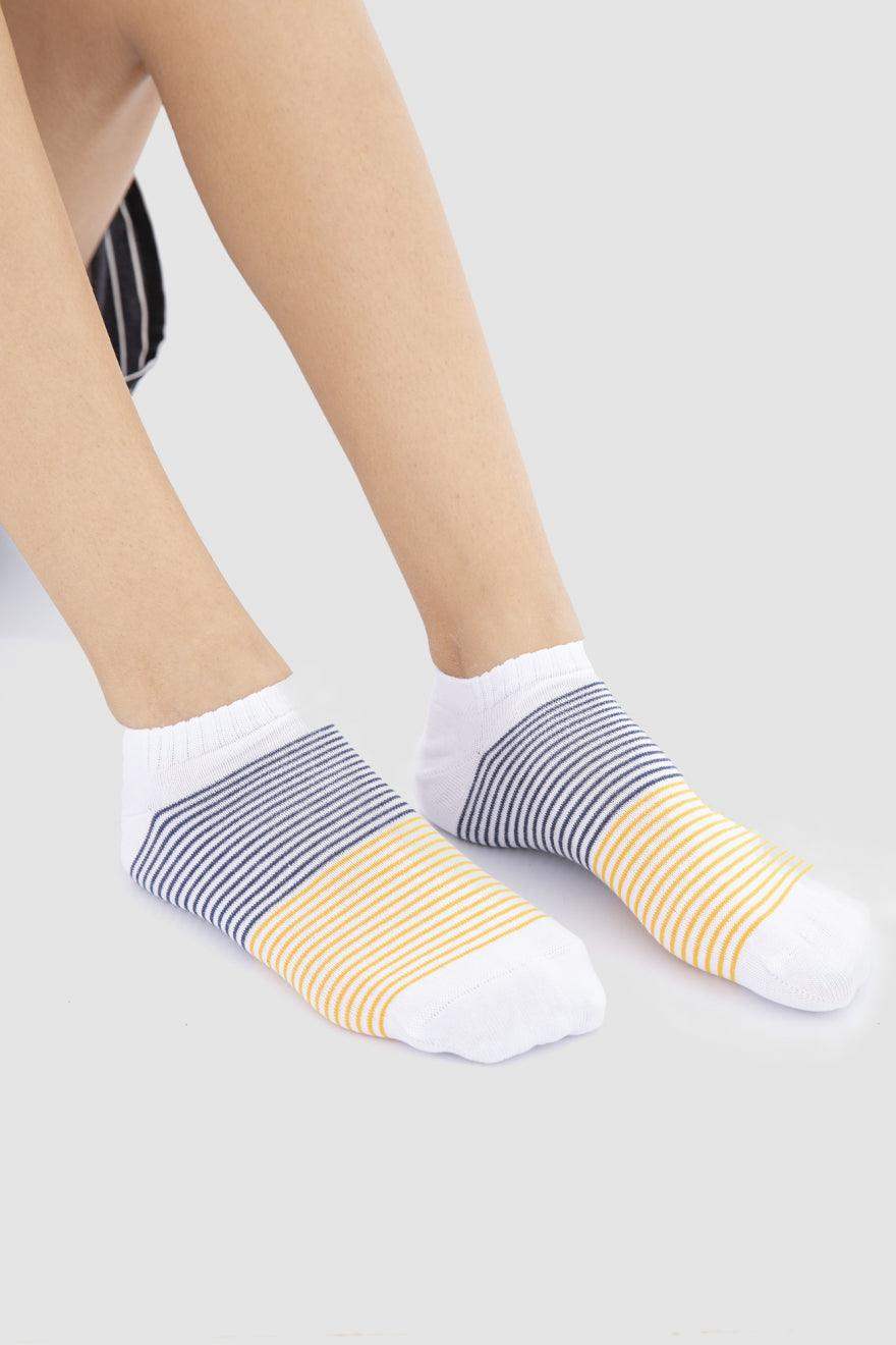 Stripped Ankle Socks - 5 Pairs - Carina - ÙƒØ§Ø±ÙŠÙ†Ø§
