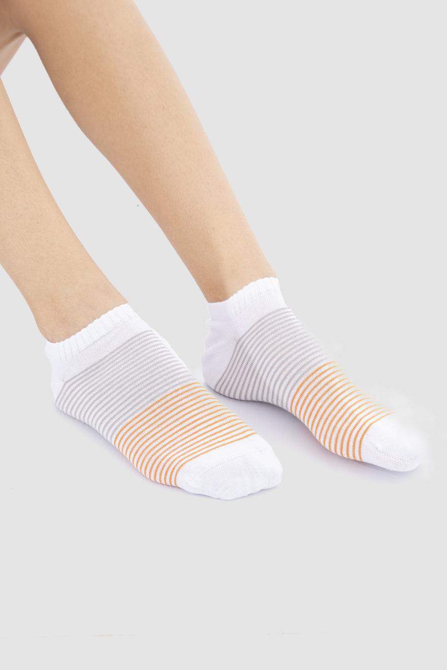 Stripped Ankle Socks - 5 Pairs - Carina - ÙƒØ§Ø±ÙŠÙ†Ø§