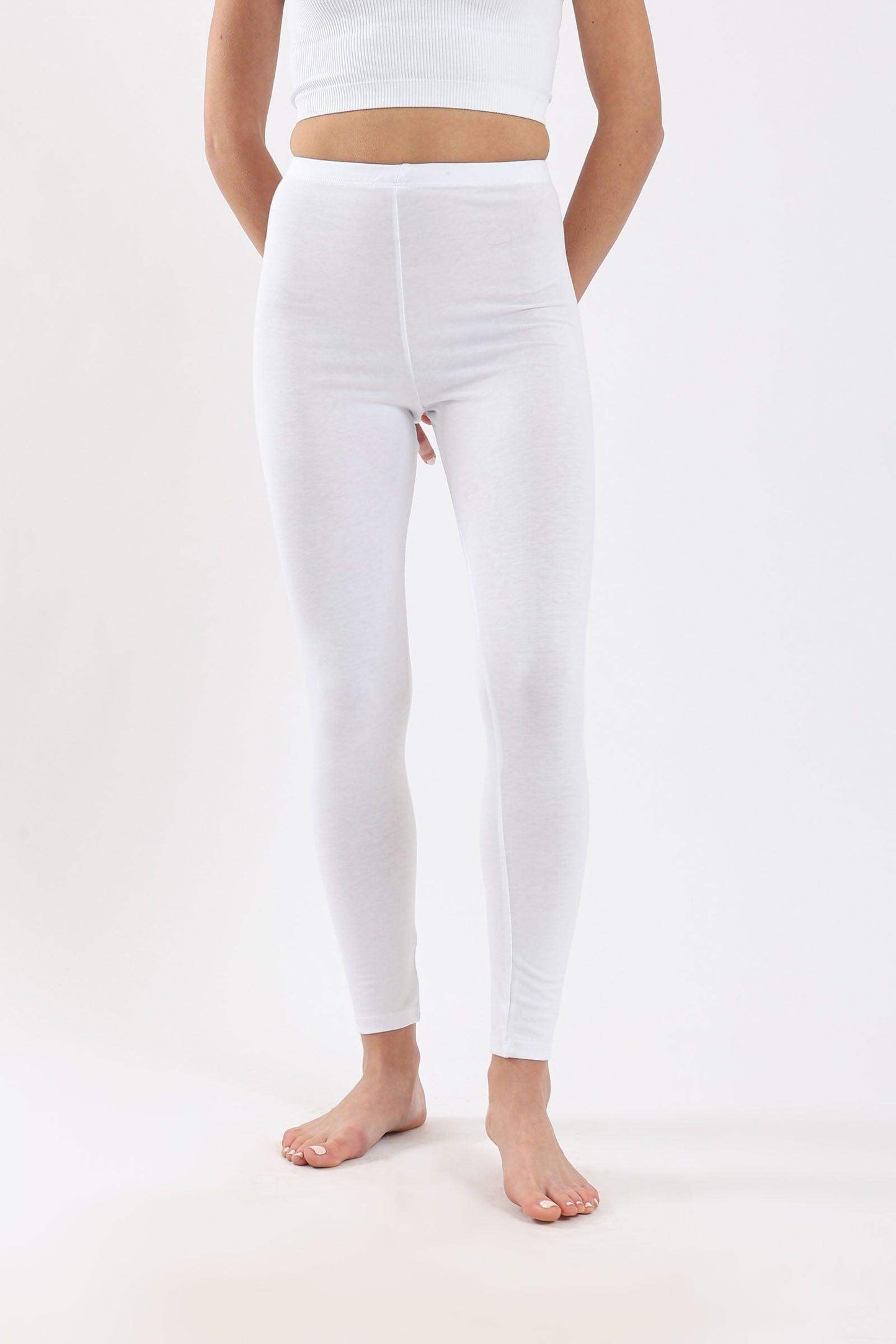 Viscose High Waist Leggings - Carina - ÙƒØ§Ø±ÙŠÙ†Ø§