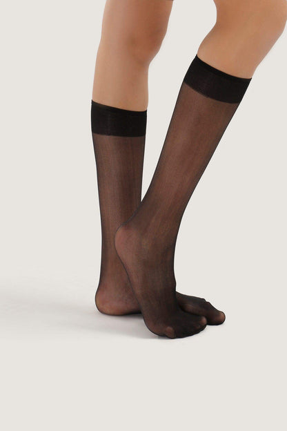 Voile Knee High Socks - Carina - ÙƒØ§Ø±ÙŠÙ†Ø§