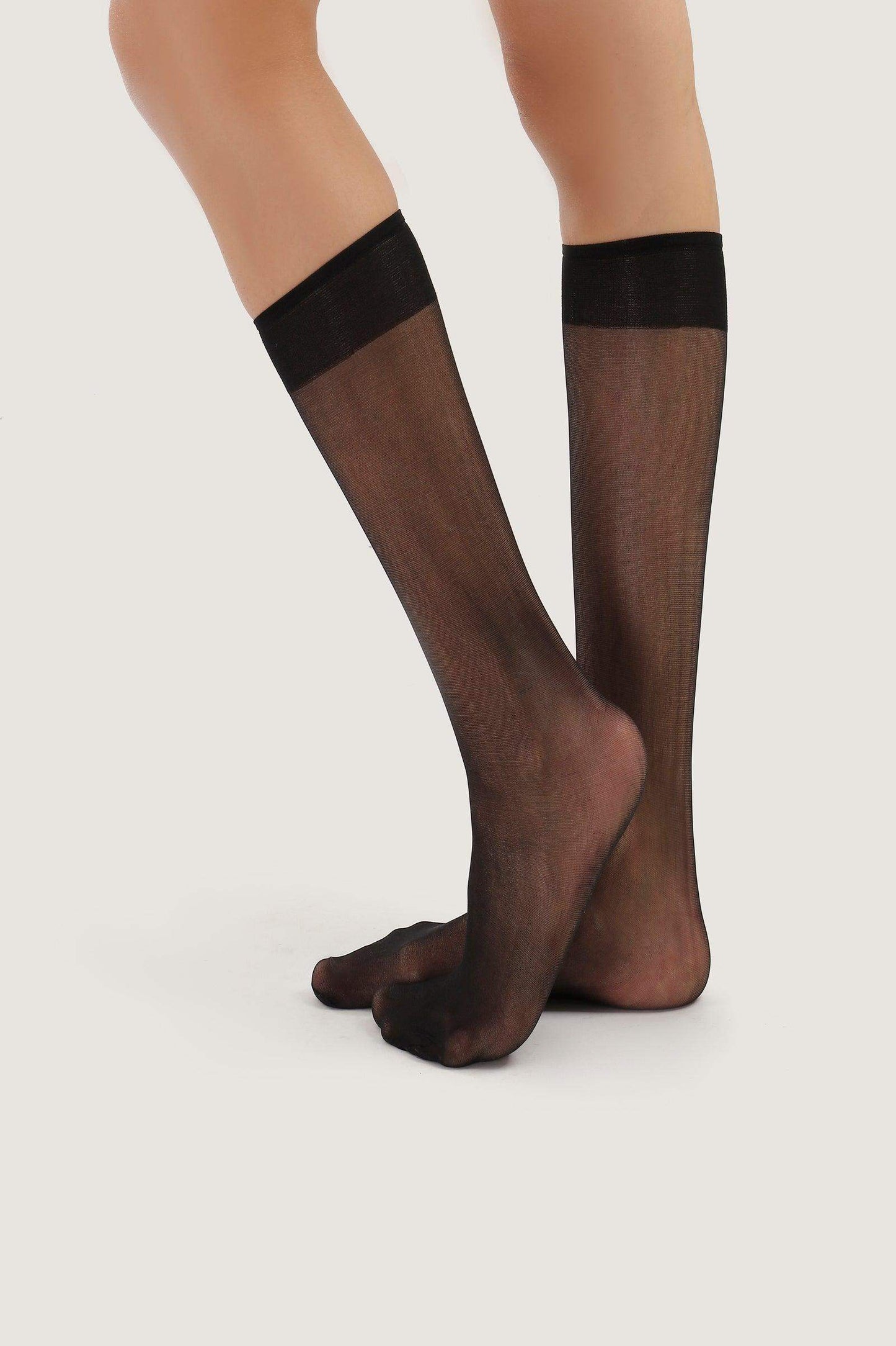 Voile Knee High Socks - Carina - ÙƒØ§Ø±ÙŠÙ†Ø§