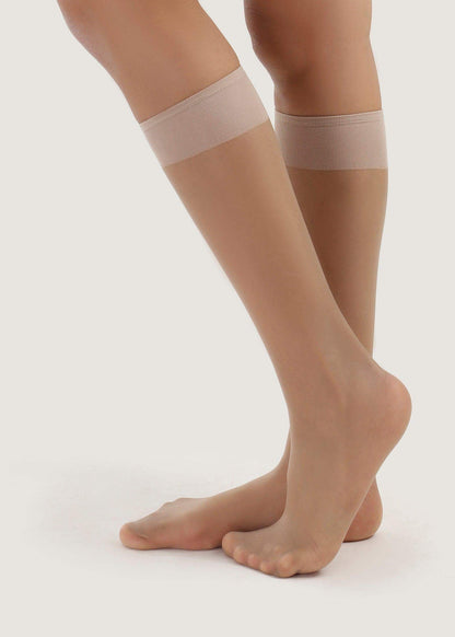 Voile Knee High Socks - Carina - ÙƒØ§Ø±ÙŠÙ†Ø§