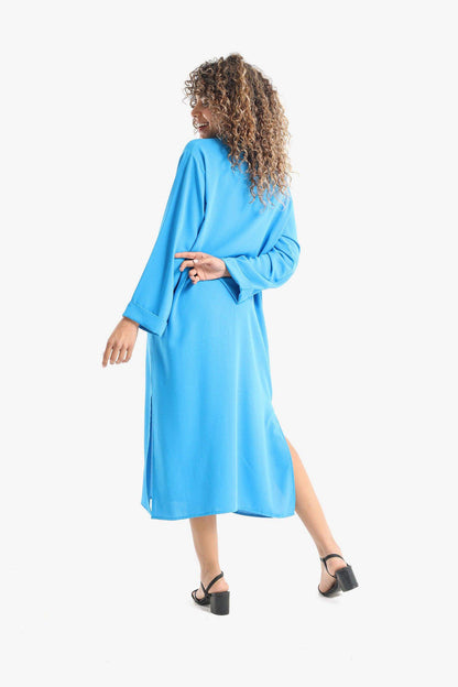 Voile Solid Shirt Dress - Carina - ÙƒØ§Ø±ÙŠÙ†Ø§