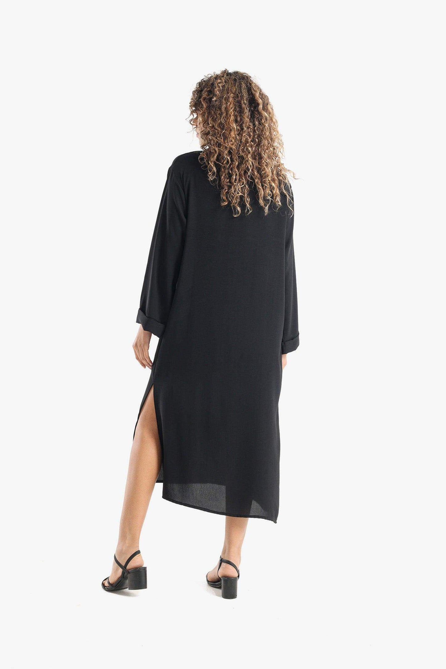 Voile Solid Shirt Dress - Carina - ÙƒØ§Ø±ÙŠÙ†Ø§