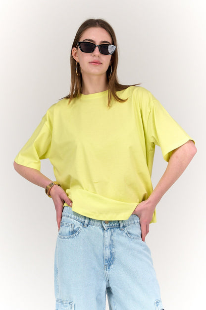 Back Printed Cotton T-Shirt