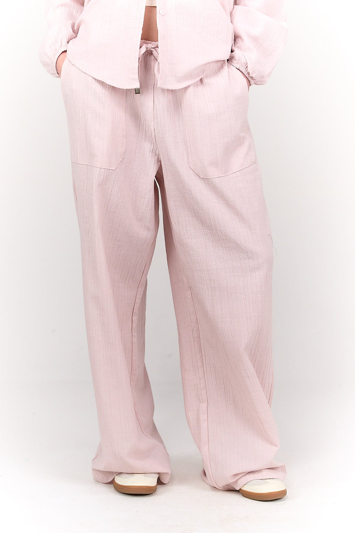 Self Pattern Tencel Pants