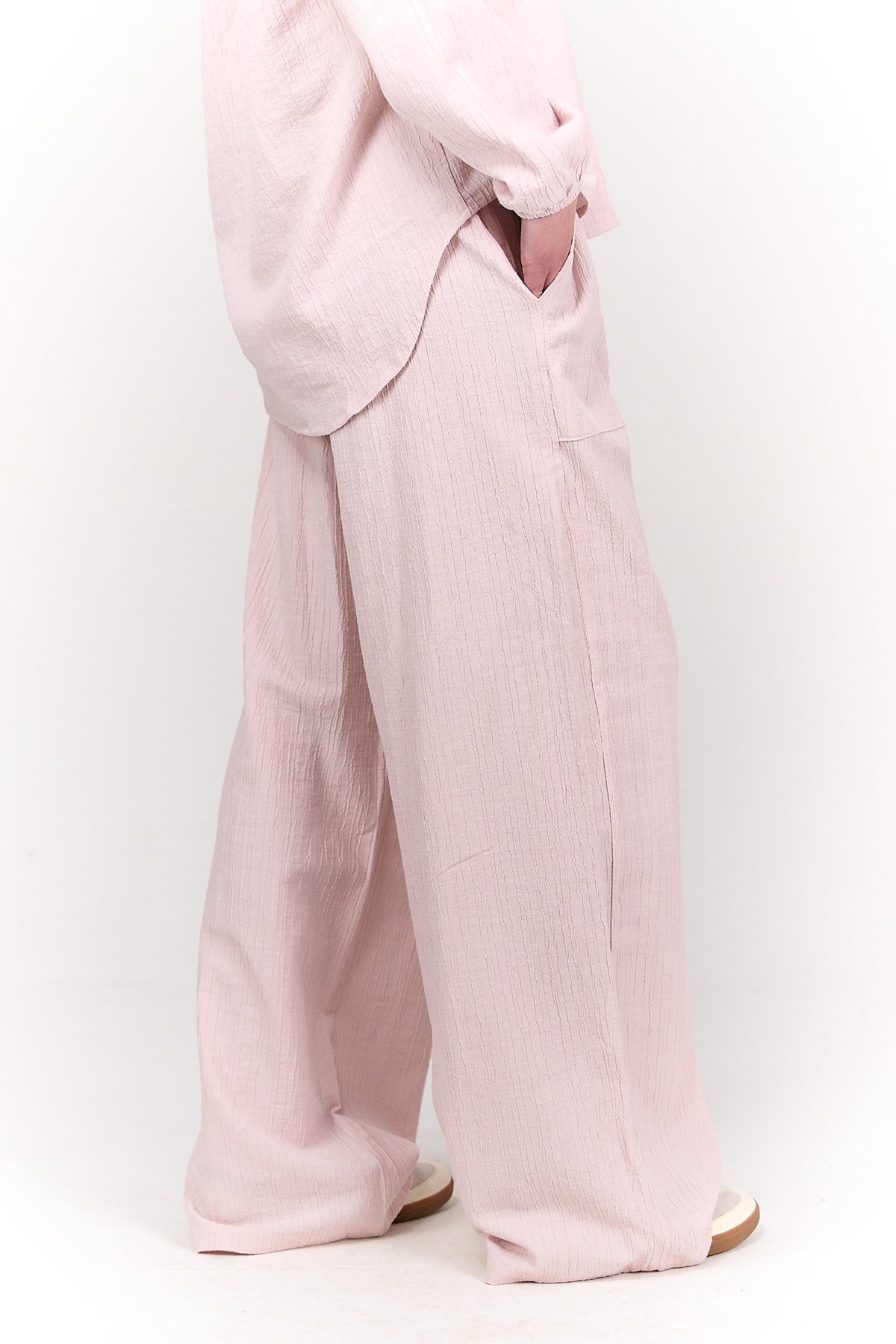 Self Pattern Tencel Pants