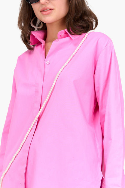 Poplin Hidden Placket Shirt