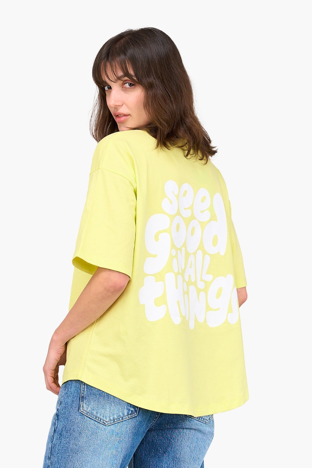 Back Printed Cotton T-Shirt