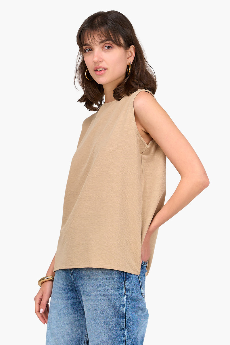 Tencel Sleeveless Blouse