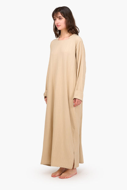 Self Pattern Hooded Dress