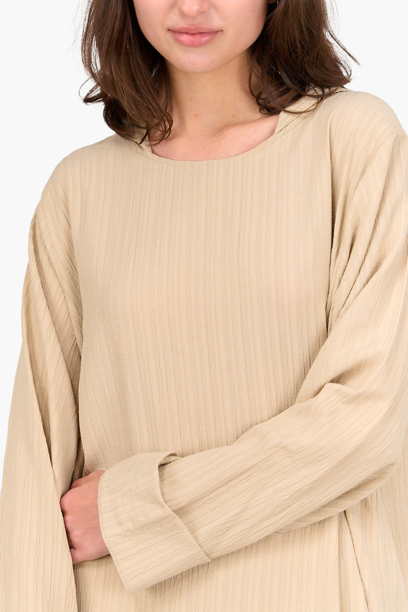 Self Pattern Hooded Dress