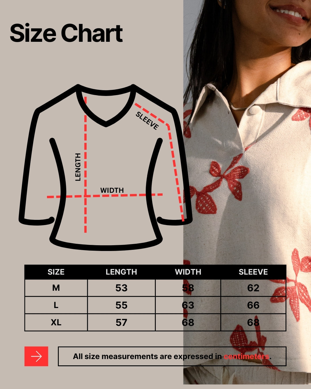 Linen Oversized Floral Print Set – Beige & Green